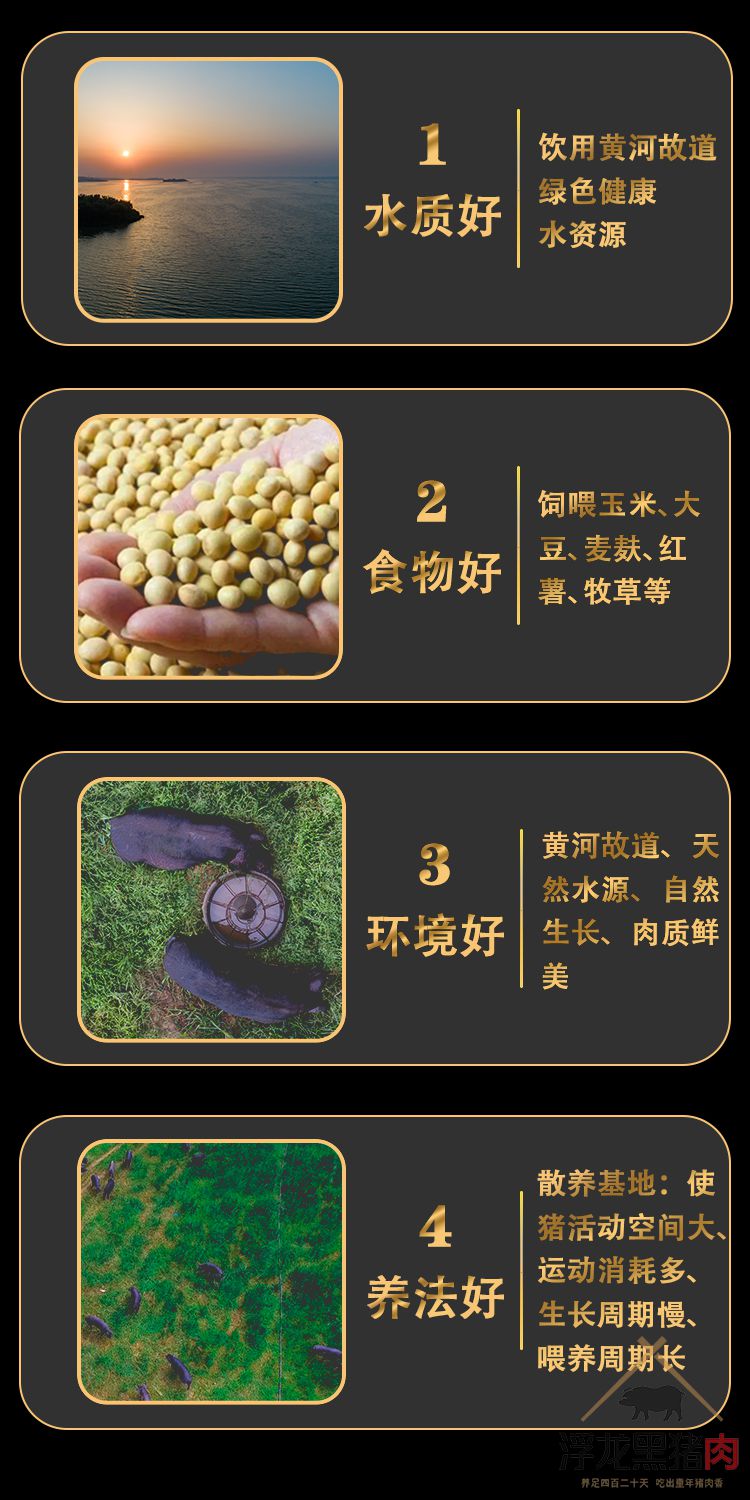 后腿肉 生态黑猪肉(图4)